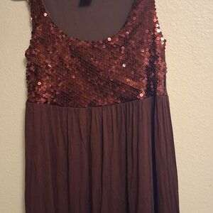 Rue21 Chocolate Brown Dress 0414
